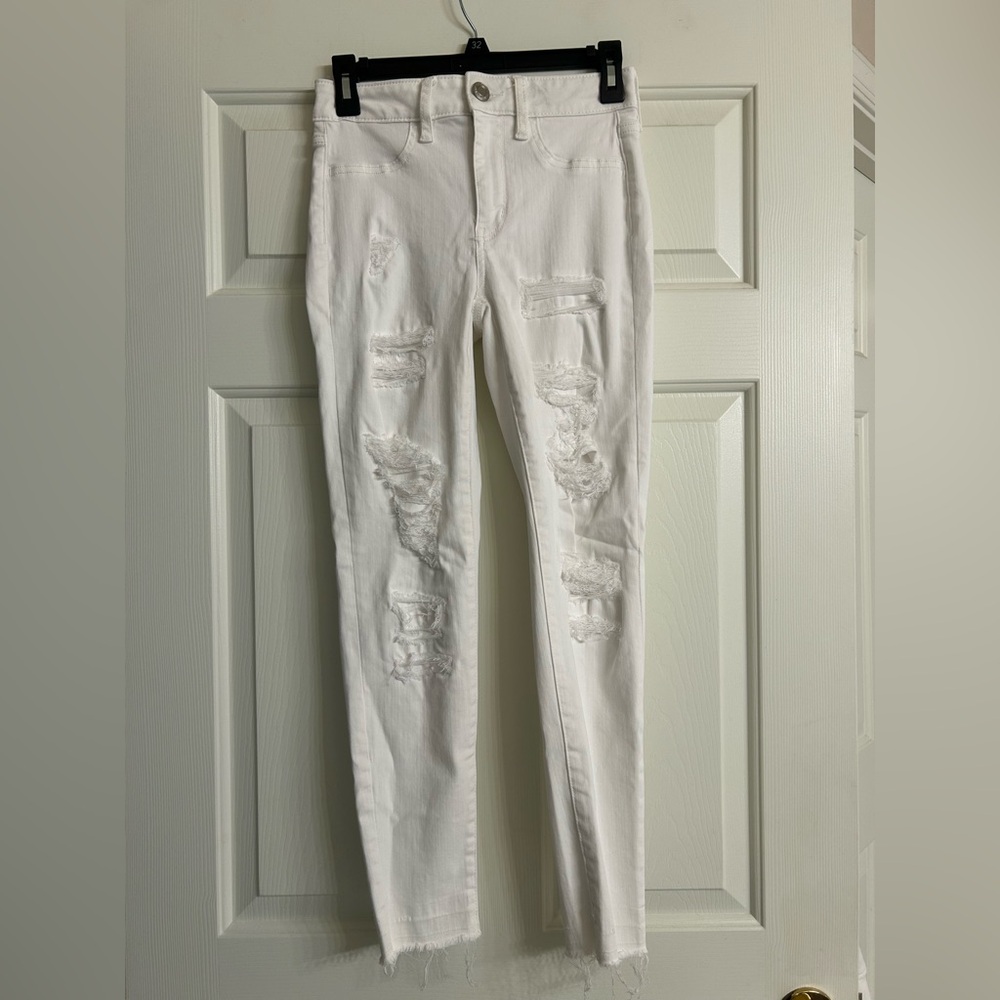 American Eagle Outfitters White Jeans Size 4
